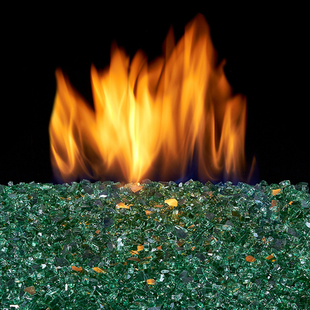 DULUTH FORGE Vented Fire Glass Burner Kit - 14In., 45,000 Btu, Natural Gas, Match FGB14-1